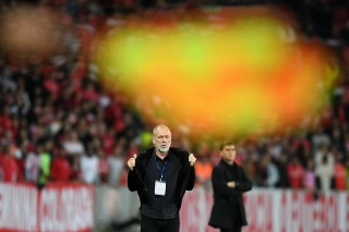 Mano Menezes, treinador colorado, no Beira-Rio. Foto: Ricardo Duarte/Internacional