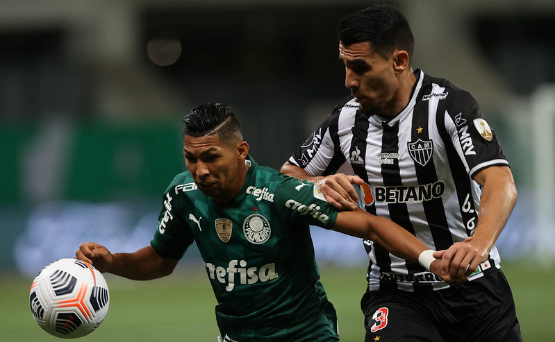 Palmeiras e Atlético-MG se enfrentarão nas quartas de final, com o Verdão decidindo em casa. Foto: Cesar Greco