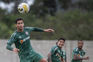 Paulo Henrique Ganso durante treino do Tricolor. Foto: Marcelo Gonçalves/FFC