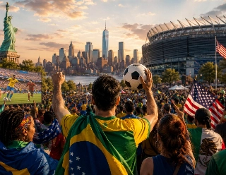 New York, New York! Olha a Copa do Povo na cidade mais famosa do Mundo! Por Ricardo Setyon