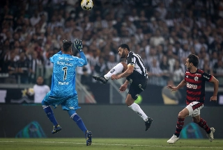 Galo venceu o jogo da ida, no Mineirão. Foto: Pedro Souza / Atlético