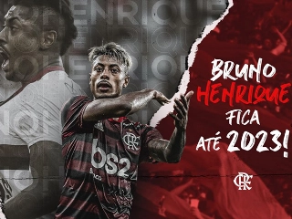 Atacante assinou vínculo até 2023 com o Mengão. Foto: Alexandre Vidal / Flamengo