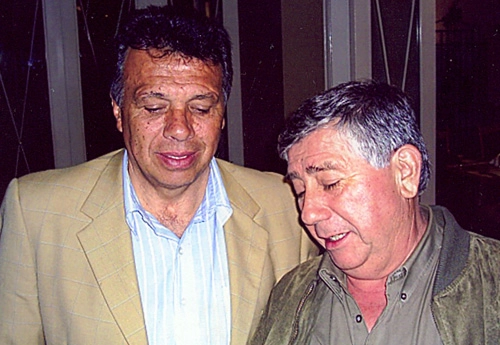 Elias Figueroa e Marcos (representante dos vinhos chilenos Don Elias no Brasil).