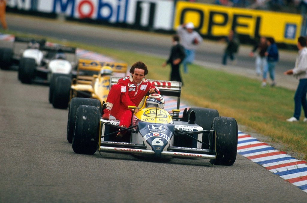 Olhos no retrovisor: Piquet vencia a primeira em 1987 e