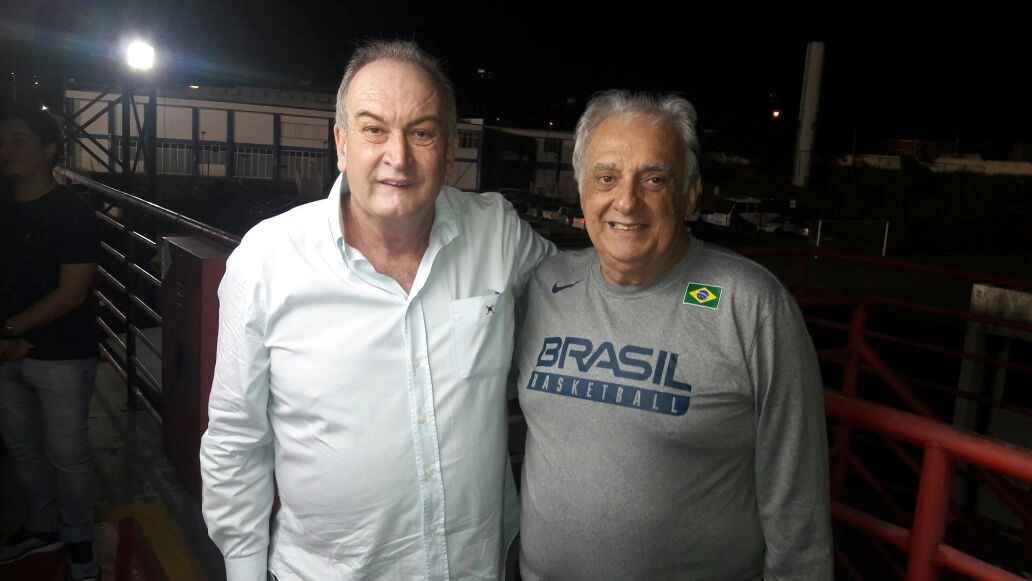 Edvaldo Tietz e Antônio Carlos Barbosa, em janeiro de 2018
