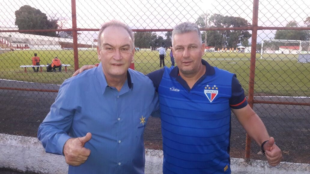 Edvaldo Tietz e Daniel Frasson, em Itapira-SP, durante a Copa São Paulo Júnior de 2018