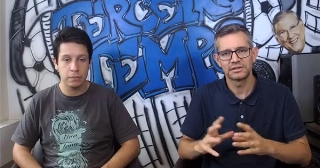 Lucas Reis e Frank Fortes discutem regras de aplicação de cartões. Foto: Reprodução/Facebook