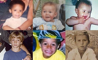 Quem sou eu? Veja jogadores na infância e descubra quem é quem!