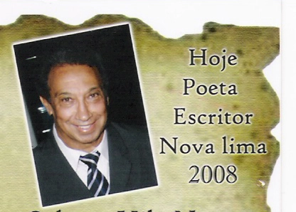 Imagem de Zé Leite, que tornou-se poeta e escritor em sua linda Nova Lima (MG)