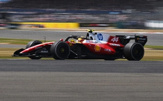 Heptacampe&atilde;o colocou sua Ferrari no topo da tabela em Silverstone. Foto: Scuderia Ferrari HP