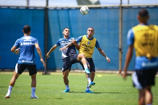 Grêmio terá confronto contra o rival no Beira-Rio. Foto:  Lucas Uebel / Grêmio FBPA