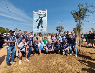 Evento em homenagem ao saudoso treinador aconteceu no último sábado. Foto enviada por Edvaldo Tietz