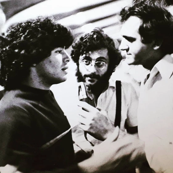Maradona esteve em São Paulo em abril de 1981, para a entrega do Troféu Gandula, e foi entrevistado por Antero Greco e Tony José. Foto: Luiz Gevaerd 