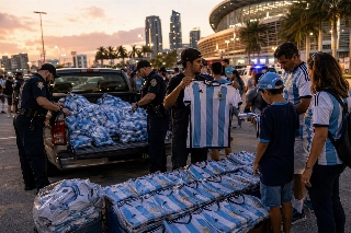Camisas falsas viram febre nas ruas da Copa