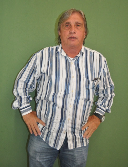 Écio Pasca em 29 de setembro de 2012, na festa de ex-jogadores do Palmeiras. Foto: Marcos Júnior/Portal TT