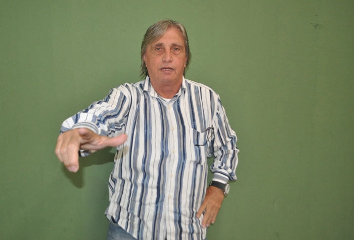 No ginásio do CT da Barra Funda, em 29 de setembro de 2012. Foto: Marcos Júnior/Portal TT