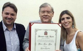 Achados & Perdidos: O dia da homenagem a Milton Neves com o T&iacute;tulo de Cidad&atilde;o Vicentino