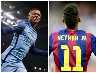 Dupla brasileira brilha na europa e fomenta enquetes de quem seria melhor. Sou mais Neymar, que já é um fora de série. Menino Gabriel Jesus empolga o Mahcnester City de Pep Guardiola, mas é ainda apenas um candidato a craque