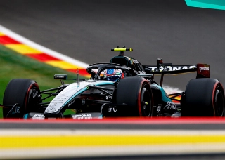 Italiano, que lidera o Mundial, foi brilhante no TL2 em Spa-Francorchamps. Foto: Mercedes-AMG Petronas F1 Team