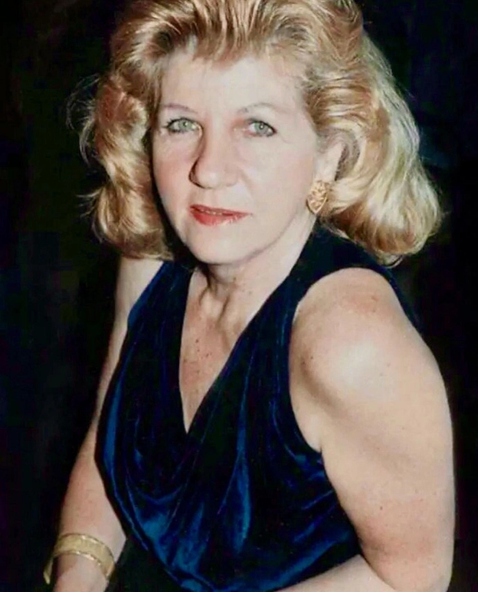 A também saudosa Maria Helena Mazzei, esposa de Júlio Mazzei. Foto do arquivo pessoal de Julinho Mazzei, seu filho