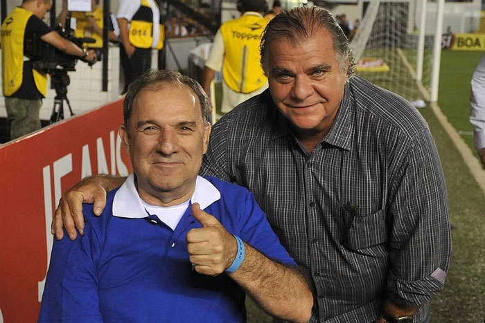 Osmar Santos e Odílio Rodrigues. Foto: Site oficial do Santos