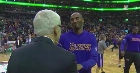 Kobe é ovacionado e brilha em último jogo na casa do maior rival dos Lakers