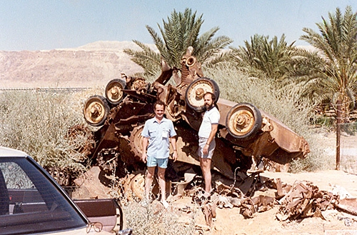 Tanque árabe destruído na guerra de 67: 