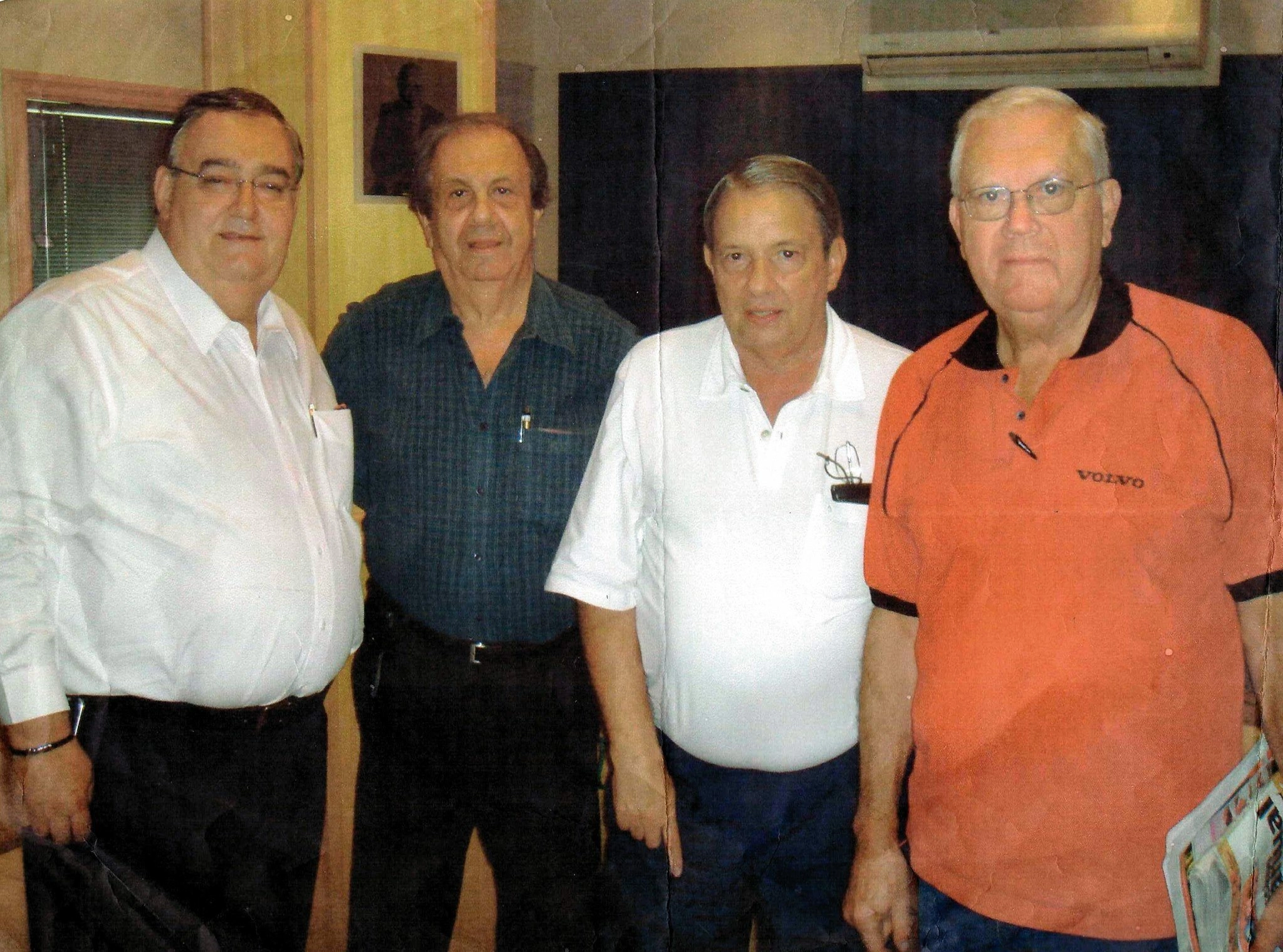 José Nello Marques, Salomão Ésper, José Paulo de Andrade e Joelmir Beting em 2012