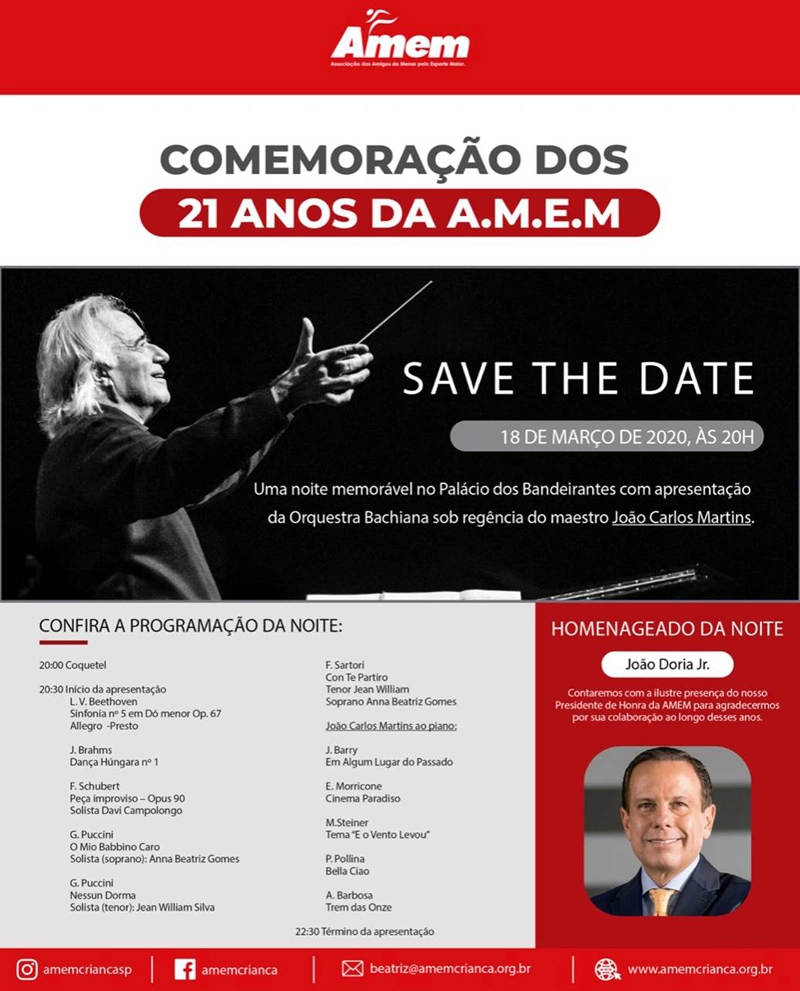 Amem Comemora Seus 21 Anos Com Grande Festa No Palácio Dos Bandeirantes Notícias Terceiro Tempo 