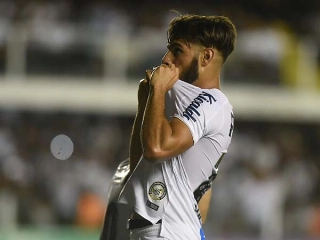 Atacante alvinegro tem contrato com o peixe até o final de julho. Foto: Ivan Storti/Santos FC