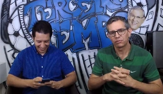 Lucas Reis e Frank Fortes abriram a semana falando do Timão. Foto: Reprodução/Facebook