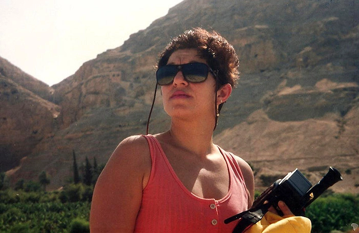 Em Jerusalém, durante viagem a Israel, em 1987. Foto: Milton Neves