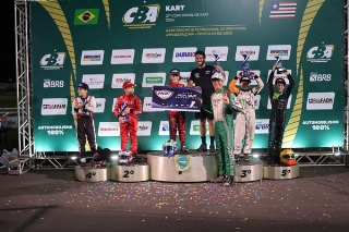 O p&oacute;dio da Mini, cujo campe&atilde;o foi Joaquim Emerick. Foto: Fabio Oliveira/Radical Motors