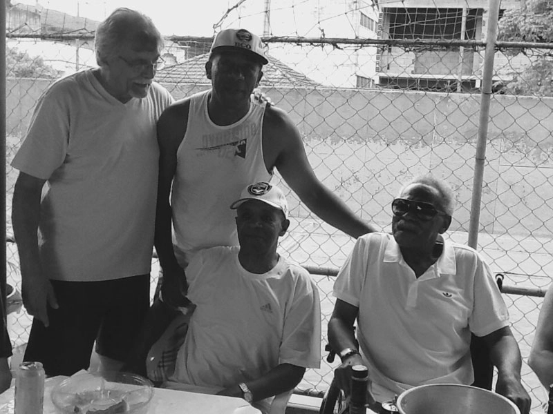 Em novembro de 2014. Da esquerda para a direita, Gigi, Neto, Dorival e Coutinho. Foto enviada por Carlos Pietro