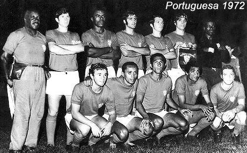 Em pé: o massagista Jair, Fogueira, Deodoro, Ulisses, Luis Américo, Marinho Peres e Orlando. Agachados: Xaxá, Lorico, Cabinho, Basílio e Piau