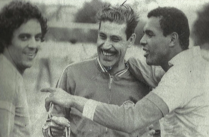 Polaco, Oswaldo Brandão e Luis Pereira. Foto: arquivo pessoal de Polaco