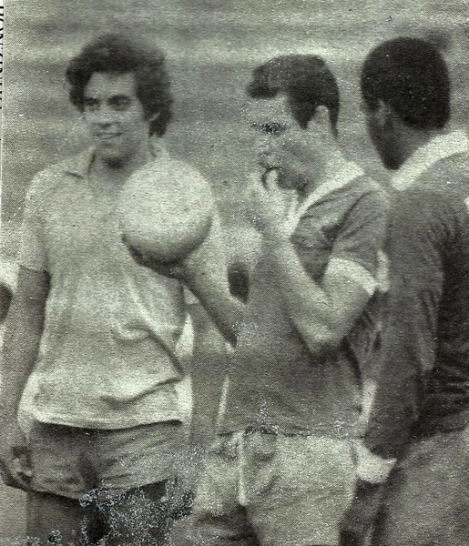 Polaco, Oswaldo Brandão e Luis Pereira. Foto: arquivo pessoal de Polaco