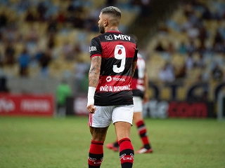 Atacante flamenguista pediu conscientização da população. Foto: Alexandre Vidal/Flamengo