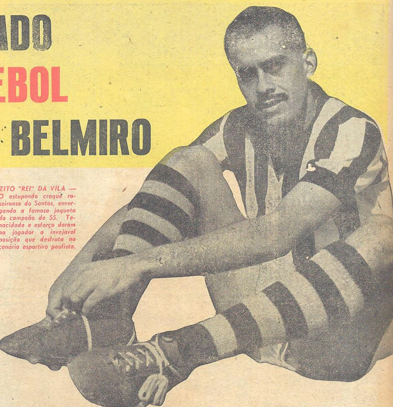 Zito na revista A Gazeta Esportiva Ilustrada, em setembro de 1956. Foto: A Gazeta Esportiva Ilustrada