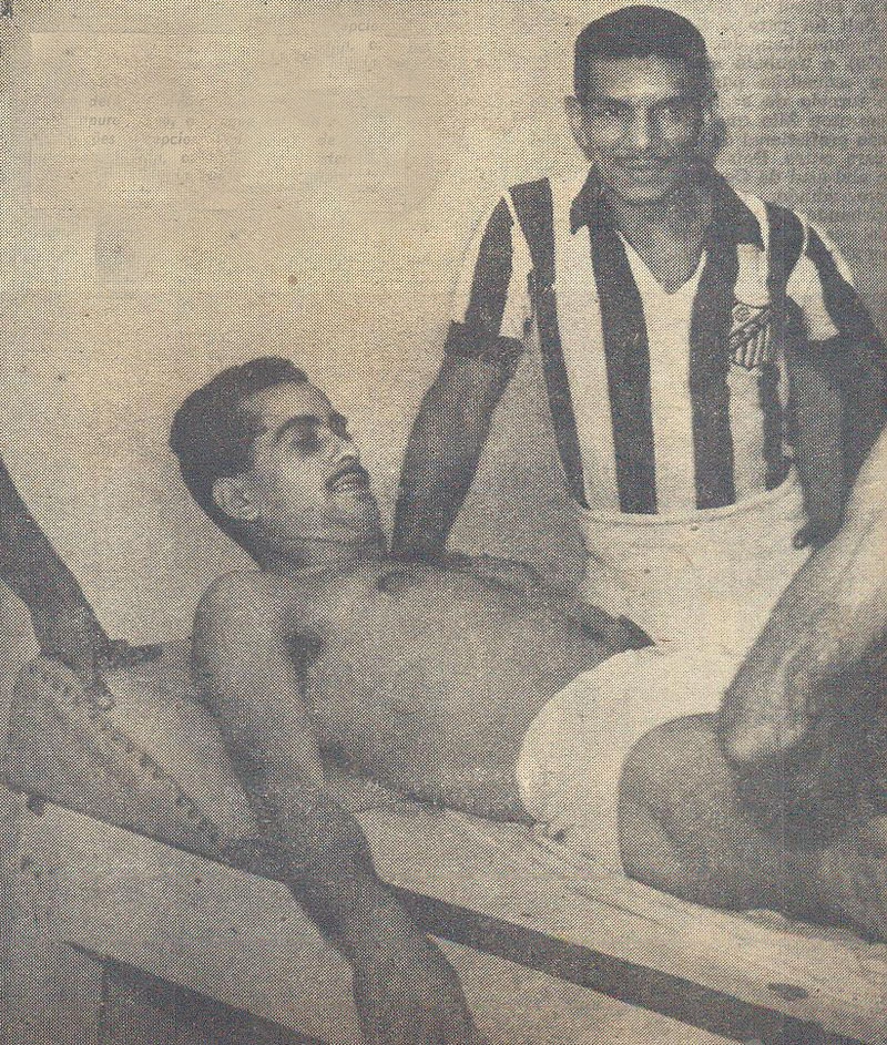 Zito e Ivan na revista A Gazeta Esportiva Ilustrada, em setembro de 1956. Foto: A Gazeta Esportiva Ilustrada