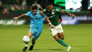 &Uacute;ltimo confronto terminou empatado, pelo Brasileir&atilde;o. Foto: Cesar Greco/Palmeiras