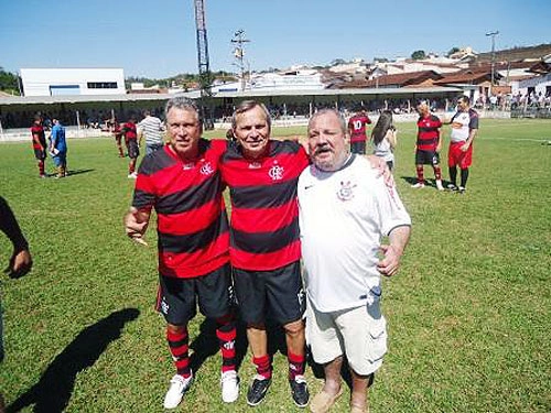 Da esquerda para a direita, Rondinelli, Ailton Lira e Emilio Duva. Foto enviada por Miguel Paião
