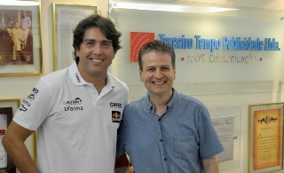Piloto, agora na Cimed Racing, esteve pela primeira vez na redação do Portal Terceiro Tempo