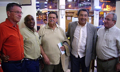 Da esquerda para a direita: Oswaldo Cunha, Nelsinho, Ilton Porco, Joca e Joãozinho