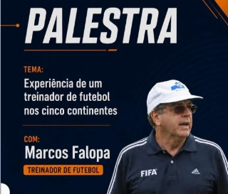Marcos Falopa, treinador e professor, vai ministrar palestra na Faculdade Galileu