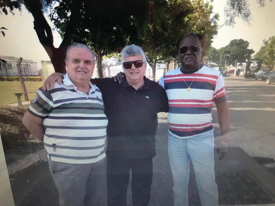 Tomires, Ademir Leonel e Nascimento, encontro de amigos em Ribeirão Preto