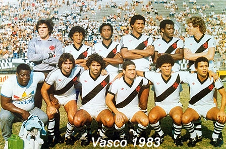 Em pé: Mazaropi, Rosemiro, Oliveira, Celso, Nei e Pedrinho. Agachados: Pai Santana, Pedrinho Gaúcho, Dudu, Palhinha, Geovani e Almir.