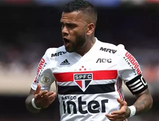 Daniel Alves chegou ao São Paulo na metade de 2019. Foto: Rubens Chiri/SPFC