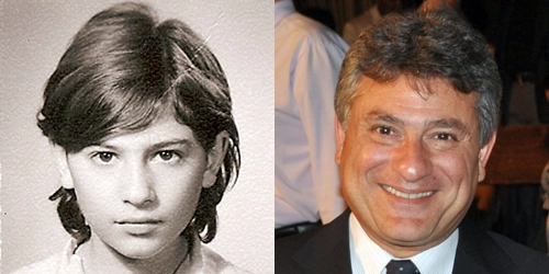 Cléber Machado no início dos anos 70 e em 2011. Fotos: Arquivo Pessoal e Chico Santos