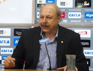 José Carlos Peres, Presidente do Santos. Foto: Ivan Storti/Santos FC